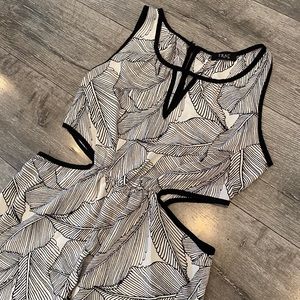 Black and White Jumpsuit